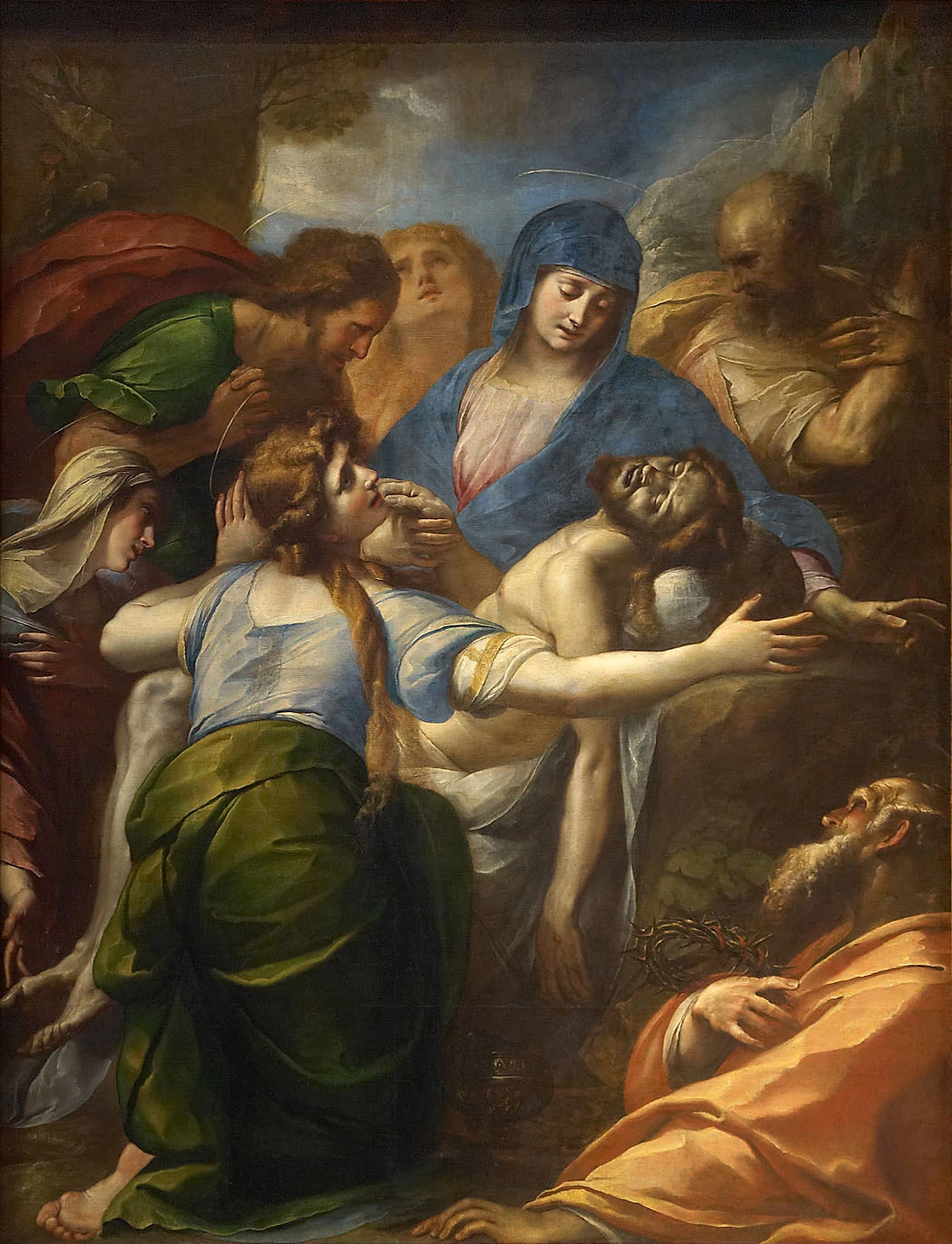 117-Pietà. Lamentazione sul corpo di Cristo morto - Kunsthistorisches Museum, Vienna 